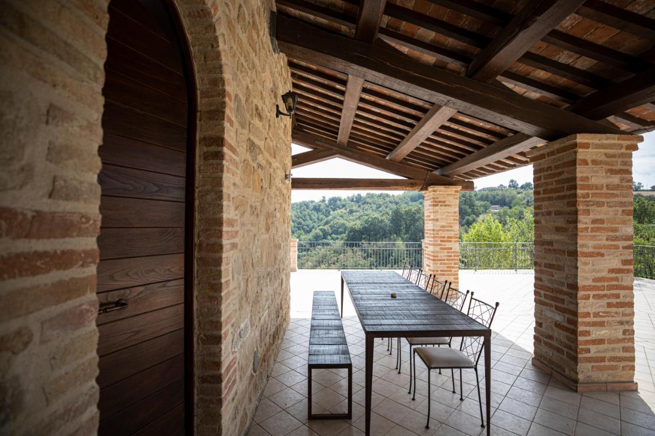 Villa Ermelinda - Piscina Privata E Jacuzzi Castelraimondo Exteriör bild